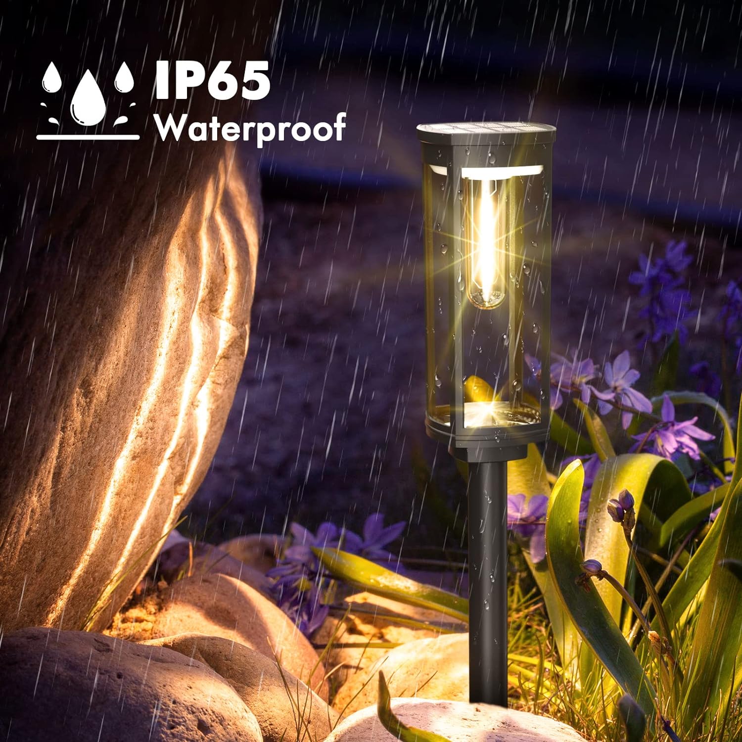 Udendørs Solcelle Lanterner | LED Belysning | Miljøvenlig Have Dekoration | Solenergi | Klassisk & Moderne Design | Plast & Aluminium | Perfekt til Terrasse & Stier