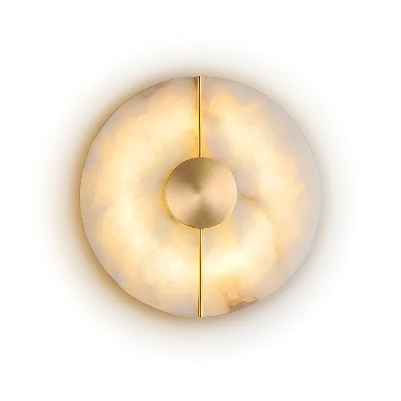 Nordisk WabiGlow LED Væglampe med Marmorlook | Kunstnerisk og Elegance Kombineret | Energibesparende | Unikt Mønster | Varmt Lys til Hjemmet | Elegant Belysning til Stue, Soveværelse eller Kontor