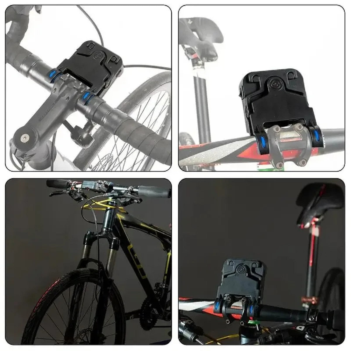 Cykeljusteringsværktøj | Laserjusterare til Styre & Sadel | Forbedret Komfort & Effektivitet | USB-C-opladning | Kompatibel med 22,2-31,8 mm styr | MTB & Landsvejsbrug | Slagtålig ABS | Professionel Præcision