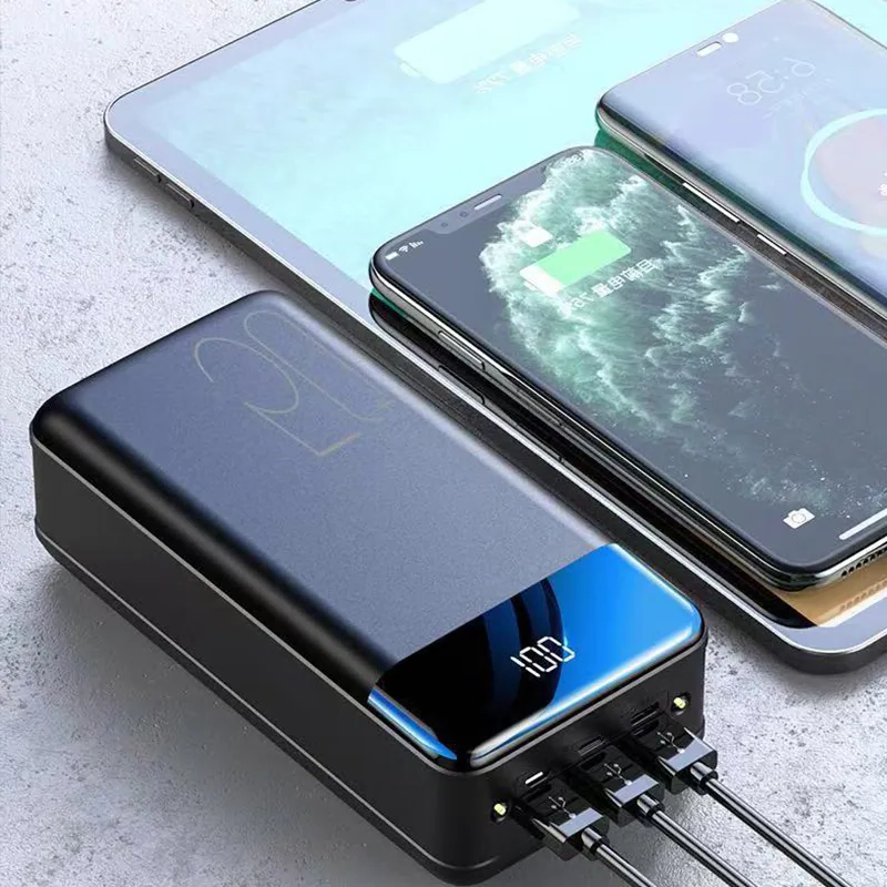 100.000 mAh Højkapacitets Powerbank | Hurtig Opladning | Smartphone | Tablet | Laptop | Rejsevenlig | Kompakt Design