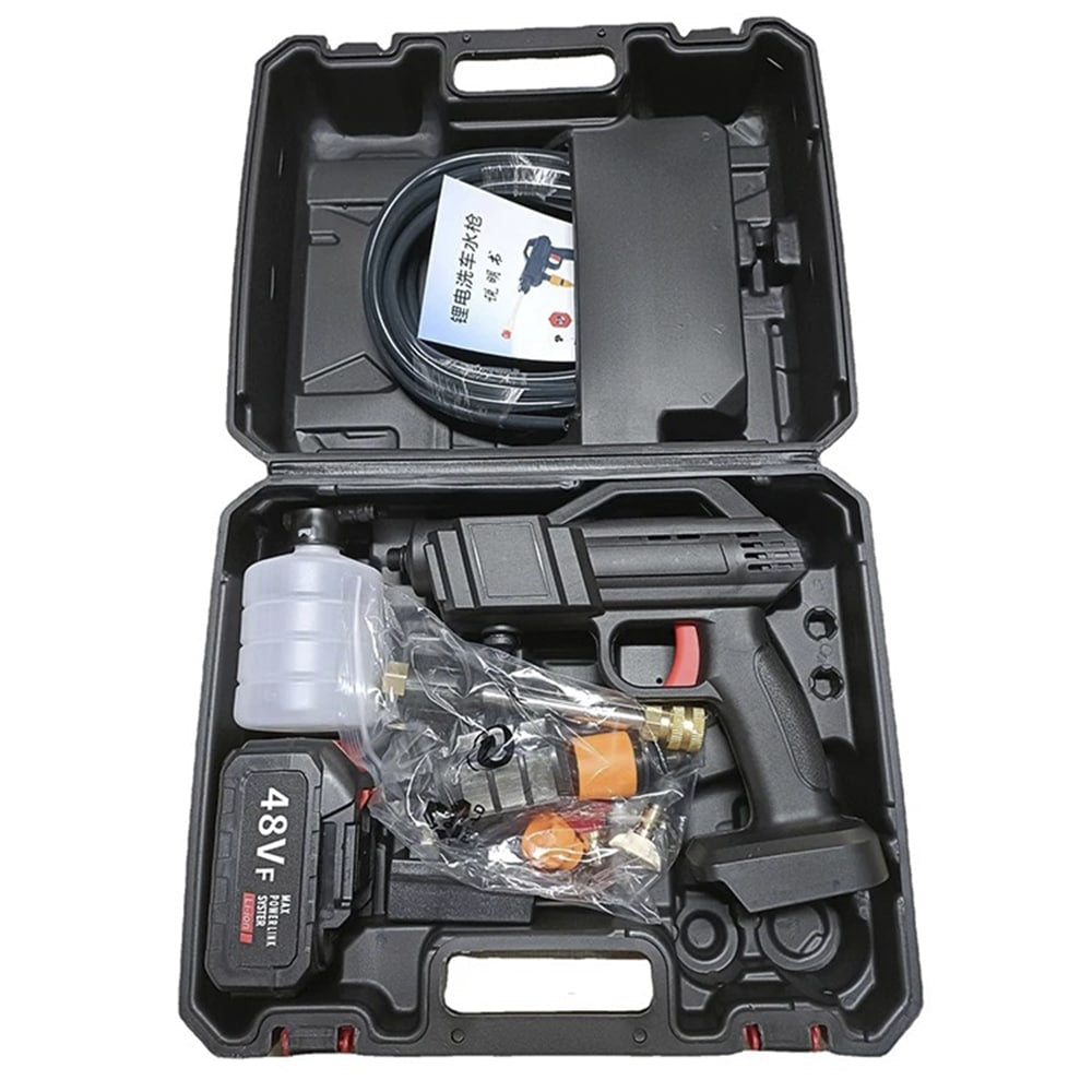 Højtryksrenser transportabel - 24 bar m/batteri inkl. oplader og fin kuffert
