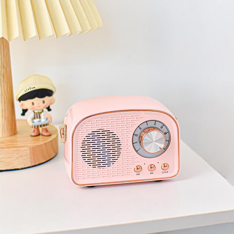 SoundJoy | Bærbar Retro Højttaler med FM Radio