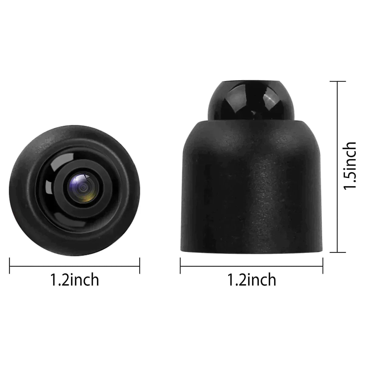 SECURECAM | Kompakt WiFi Kamera | Full HD 1080p | Natkikkert Infrarød | Til Smartphone | Udendørs & Indendørs | iOS & Android Kompatibel | Cloud & microSD Lagring | Hjem & Kontor Overvågning
