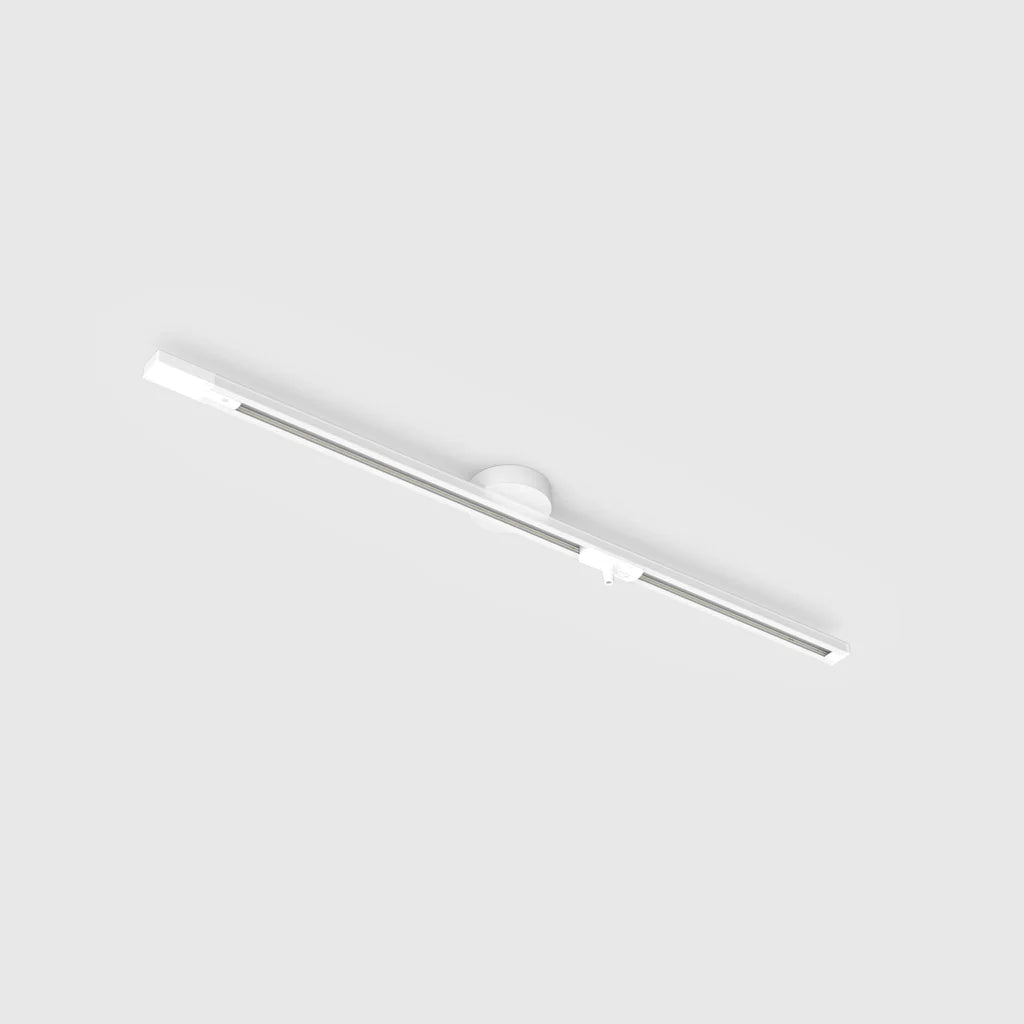 Morris Loftskinne til Pendellampe | 360° Rotationsdesign | Universal kompatibilitet | Fleksibel installering | Sort aluminium | Inkl. 3 lyskilder | Let positioneringsjustering | Moderne belysningsløsning
