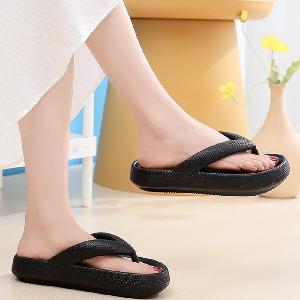 Tåsplit Slippers - Bløde, Skridsikre og i flere flotte farver (Kendt som Happy Flops)