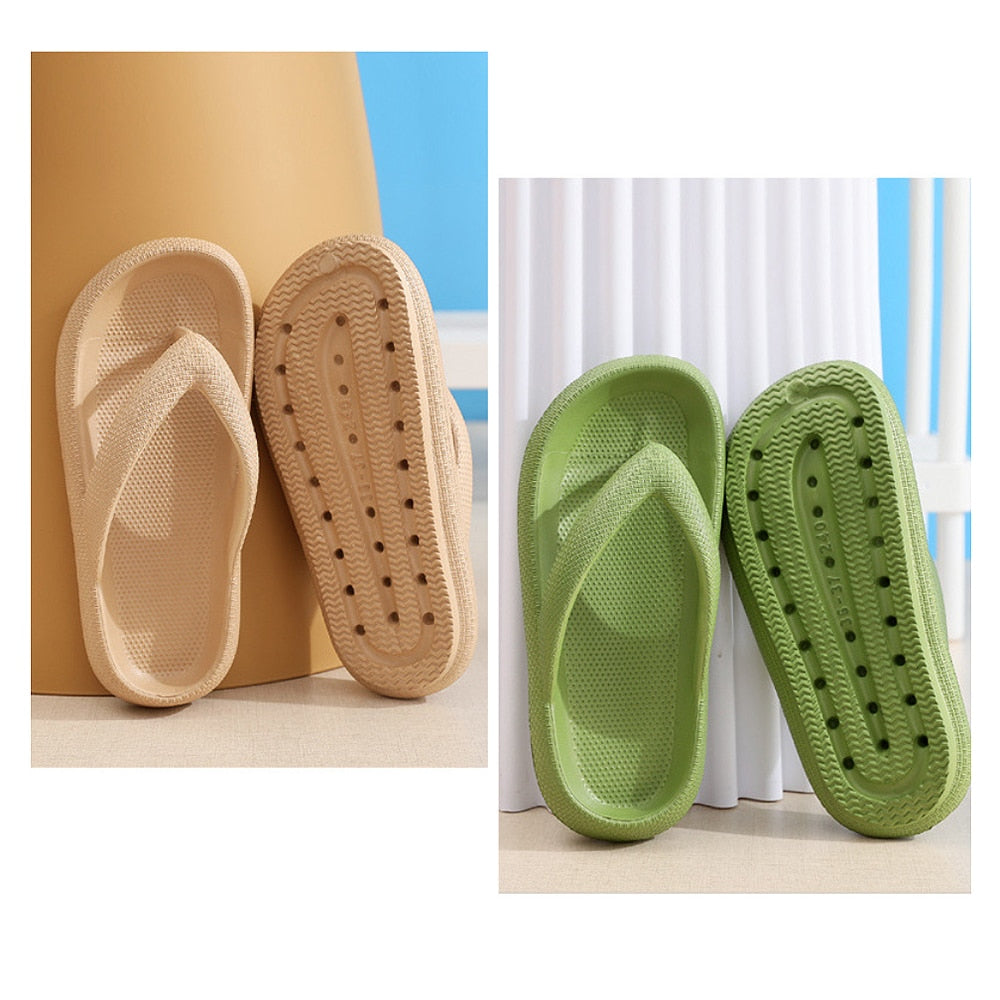 Tåsplit Slippers - Bløde, Skridsikre og i flere flotte farver (Kendt som Happy Flops)