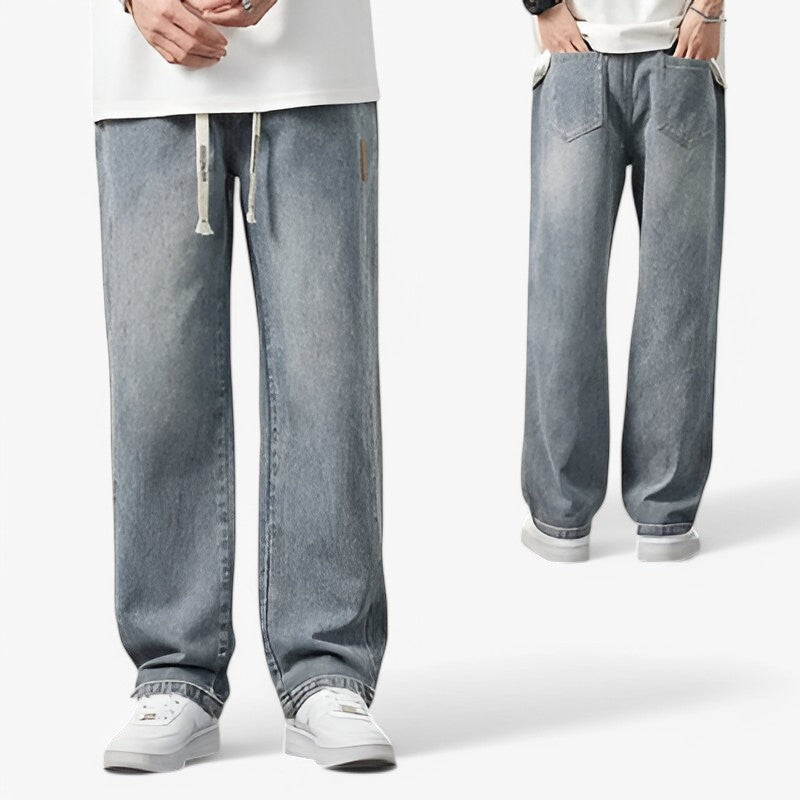 Jace | Denimbukser med brede ben - Trendy og komfortable