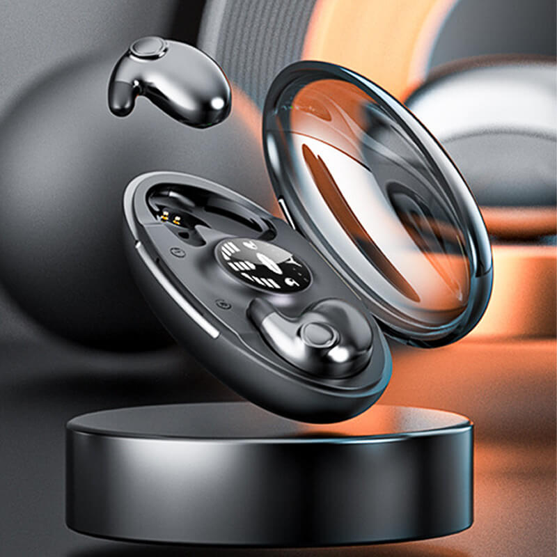 Osynlige Trådløse Earbuds | Bluetooth 5.0 | In-ear Hovedtelefoner | IPX5 Vandtæt | Komfort til Søvn