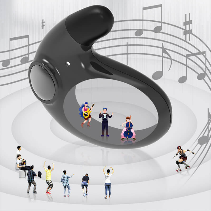 Osynlige Trådløse Earbuds | Bluetooth 5.0 | In-ear Hovedtelefoner | IPX5 Vandtæt | Komfort til Søvn
