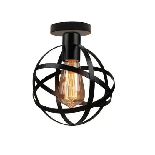 Nordisk Orbital Design | LED Loftslampe | Metallisk Sfære | Til Moderne og Klassiske Rum