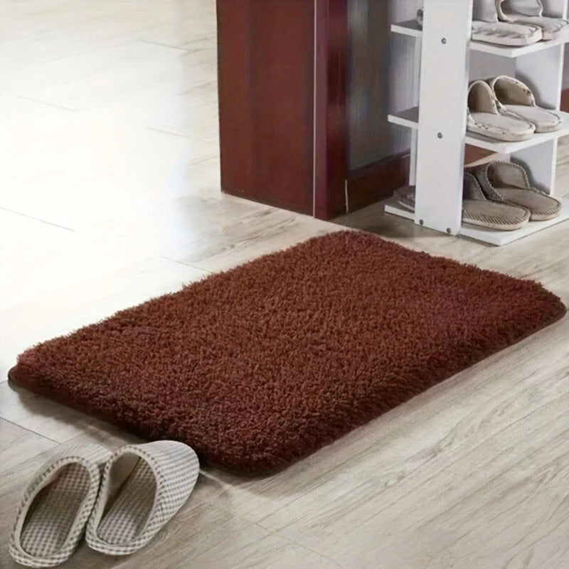 LuxaMat Luksuriøs Vandabsorberende Gulvmåtte | Geometrisk Design | Blødt og Holdbart | Sikker Anti-Slip Bagside | Flere Størrelser
