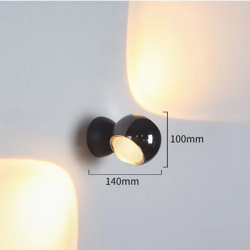 FlexiGlow LED-lampe | 180° justerbar drejearm | Moderne design | Metal af høj kvalitet | 8W | Neutral hvid 4000K | Længde 25 cm | Indendørs belysning | Perfekt til stue eller gang | Brændetid 30.000 timer