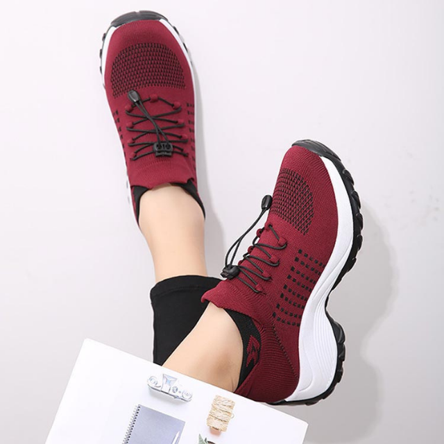 Ortopædiske Sneakers til Herre | Smertelindrende og Støttende | Ideel til Gåture og Sport | Plantar Fasciitis Hjælp | Åndbar og Letvægtsdesign | Polsteret Komfort | Multi-fit Tilpasning