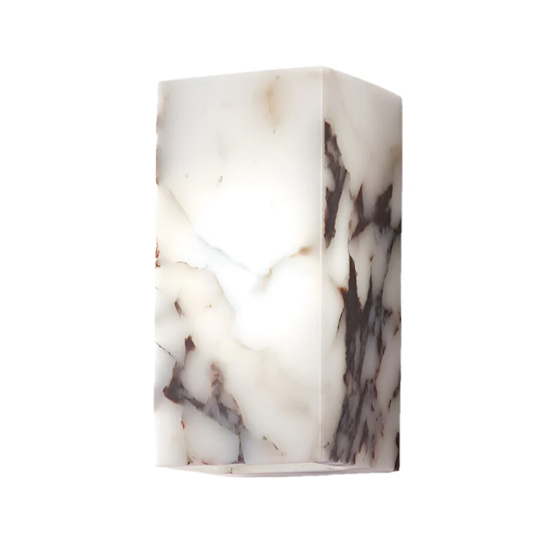 Marmo Luce | Luxe Wandlamp van steen – Marmerstructuur