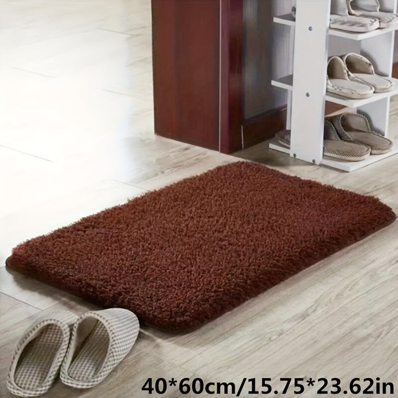 LuxaMat Luksuriøs Vandabsorberende Gulvmåtte | Geometrisk Design | Blødt og Holdbart | Sikker Anti-Slip Bagside | Flere Størrelser