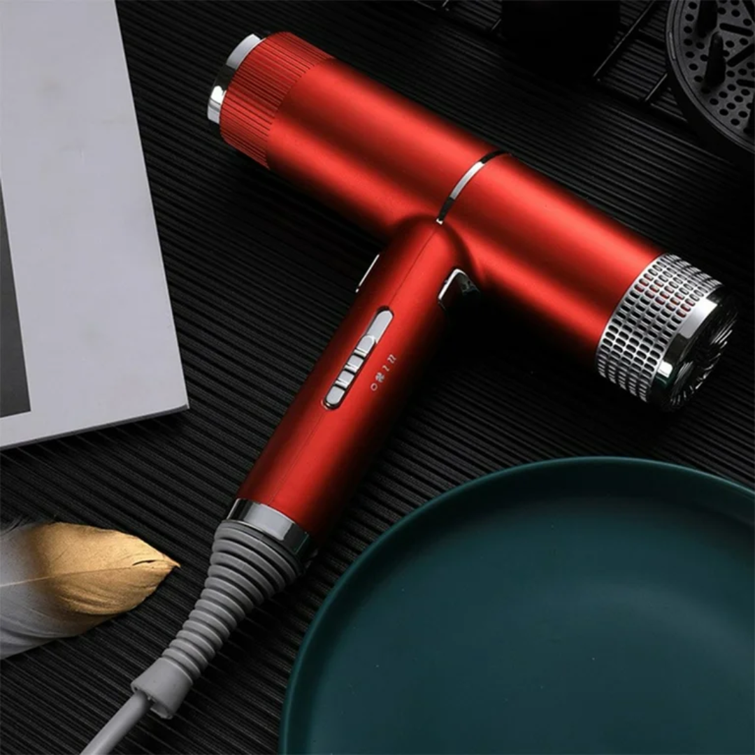 SwiftDry Magnetisk Hårtørrer | Ultralette Design | Børsteløs Motor | Ion-Teknologi | Reducerer Krus | Professionel Styling | Hurtig Tørring | Ergonomisk | Til Daglig Brug og Rejser | Glansfuldt Hår