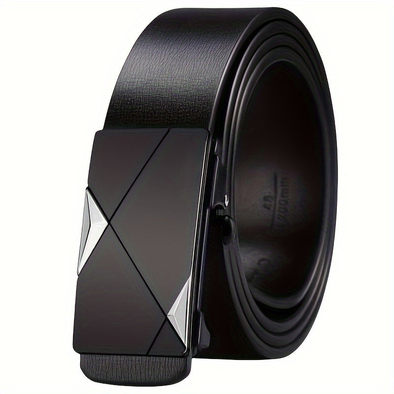 Ceinture pour homme en cuir véritable avec boucle