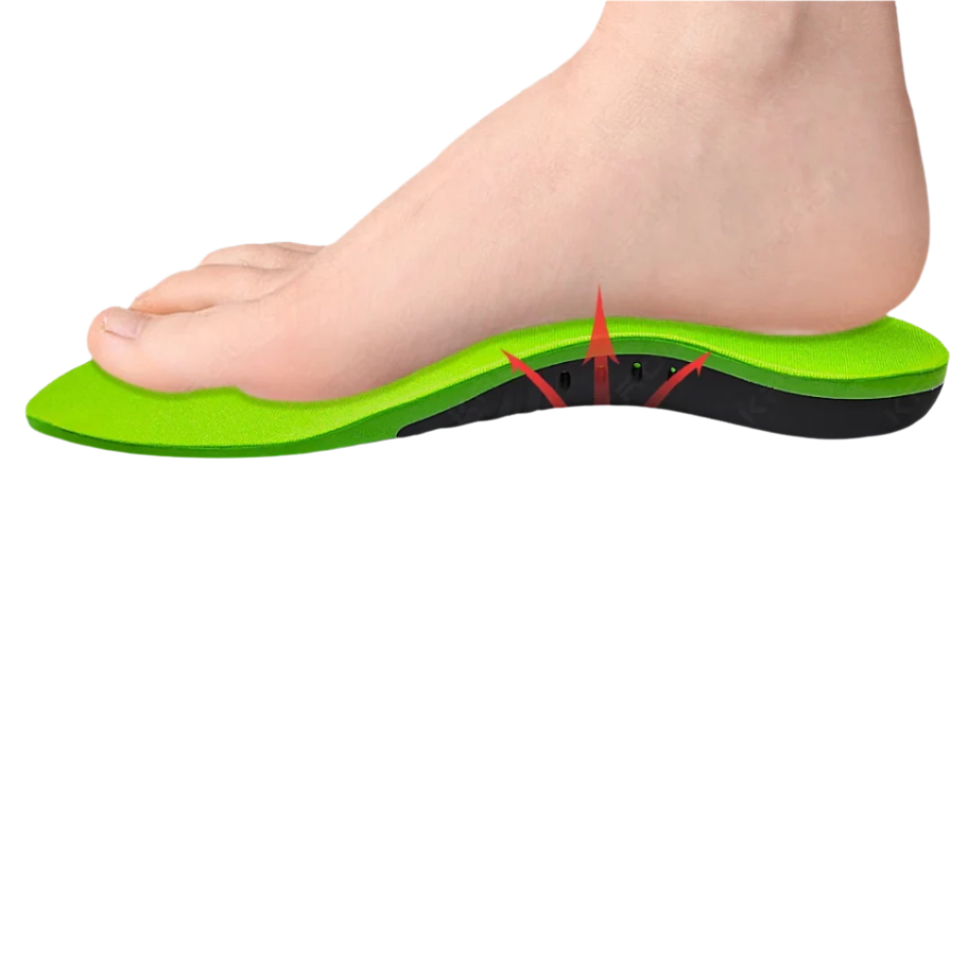 HikeHub Indlægssåler | Orthofit Einlegesål | Lindrer Fod- og Hælproblemer | Orthopædisk Komfort | Perfekt til Hallux Valgus | Fersenspore | Plantar Fasciitis | Støttende og Behagelig | Anbefalet af Ortopæder