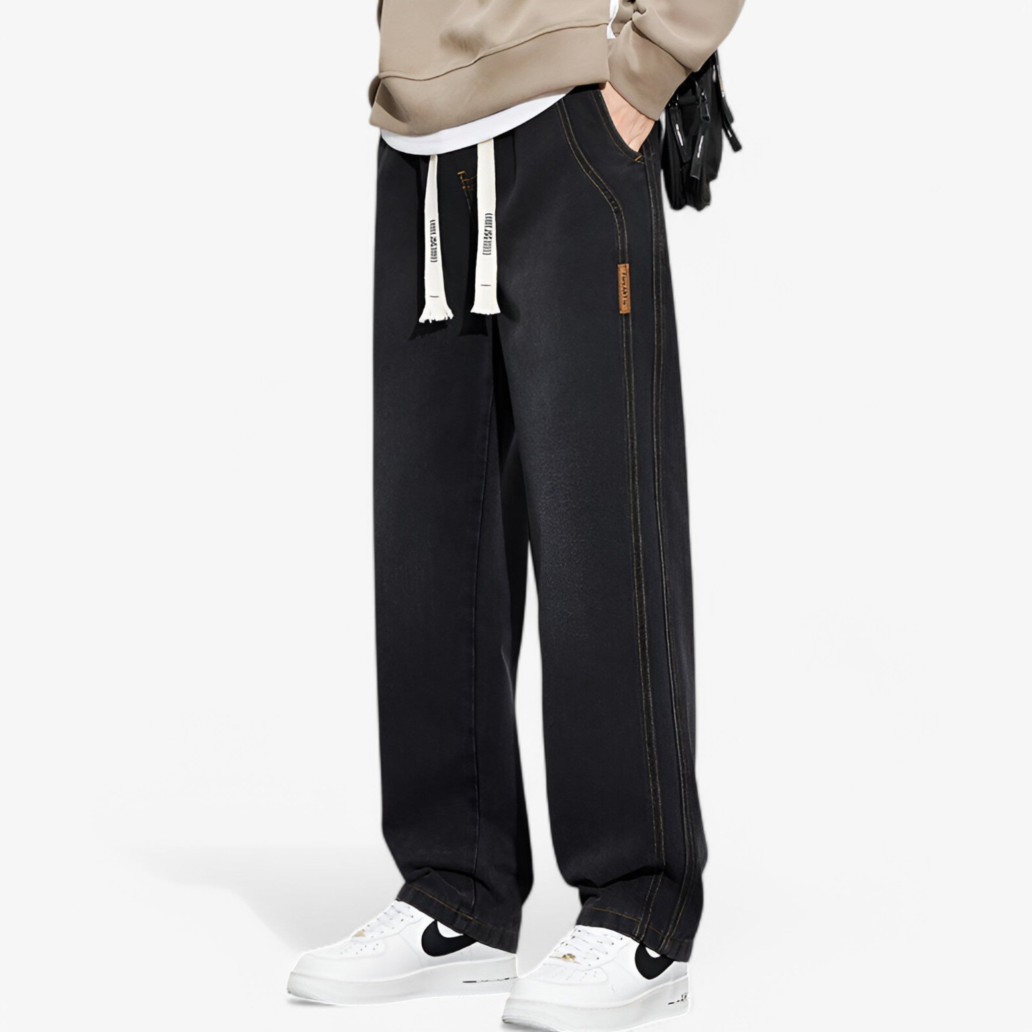 Jace | Denimbukser med brede ben - Trendy og komfortable