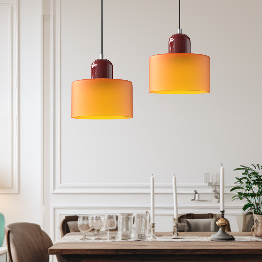 Bauhaus Modern Glass Pendant Light | Artistic Design | Home Decor Lighting | Elegant Minimalist Fixture