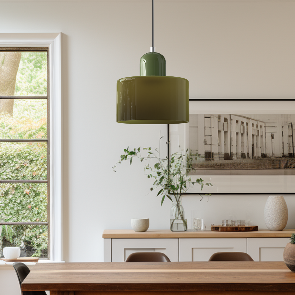 Bauhaus Modern Glass Pendant Light | Artistic Design | Home Decor Lighting | Elegant Minimalist Fixture