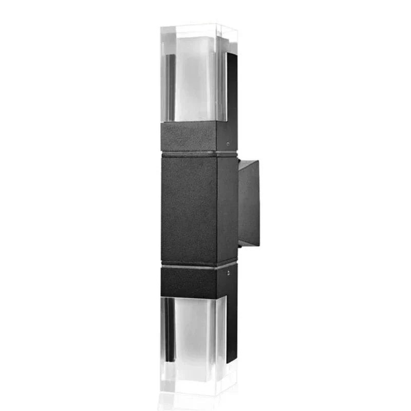BrightLine | Moderne LED-væglampe i aluminium og akryl | Minimalistisk design | Indendørs og udendørs anvendelse | IP65 vandtæt | 6W-12W energieffektiv belysning | Elegant og funktionel belysningsløsning