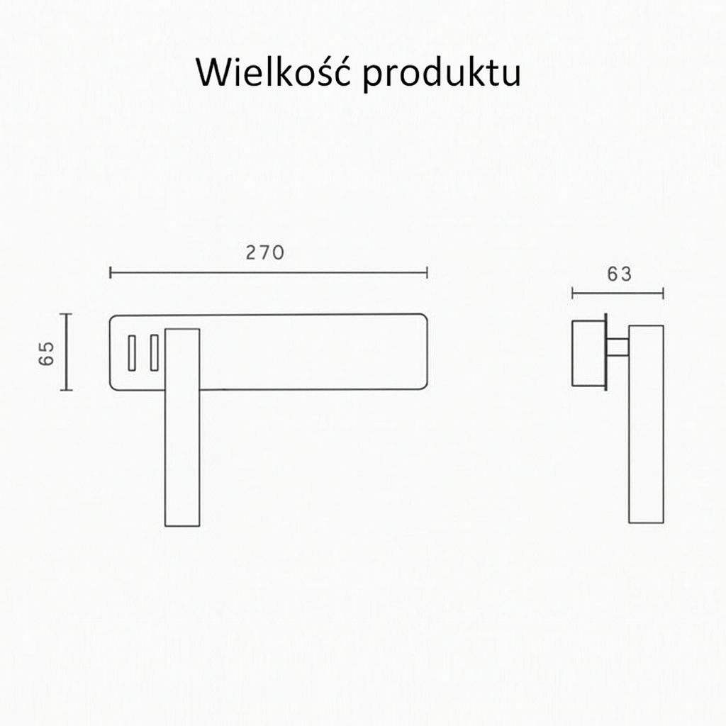 Leselampe mit LED | Schwenkbare Wandleuchte | Modernes, minimalistisches Design | Nox | Verstellbarer Lichtwinkel | Skandinavischer Stil | Energiesparend