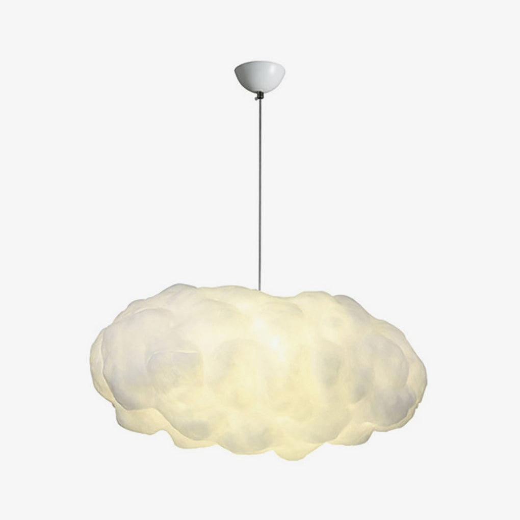 Cloudy Pendel Lampe | Moderne LED Design | Blødt Diffust Lys | Minimalistisk Indretning | UL CE SAA Certificeret | Fastmonteret | Jern Metal Bomuld Materiale | E26 E27 Base | Højspænding 110-240V