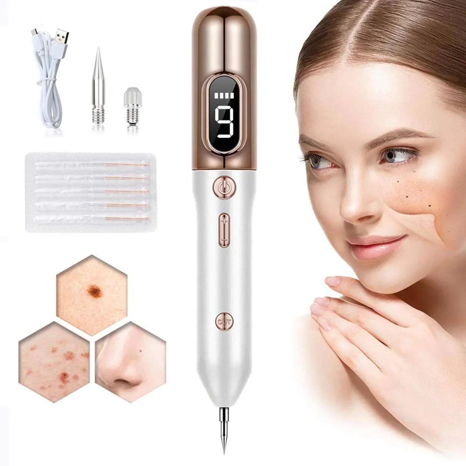 DermaClear | Præcis plasma-pen til fjernelse af hudpletter