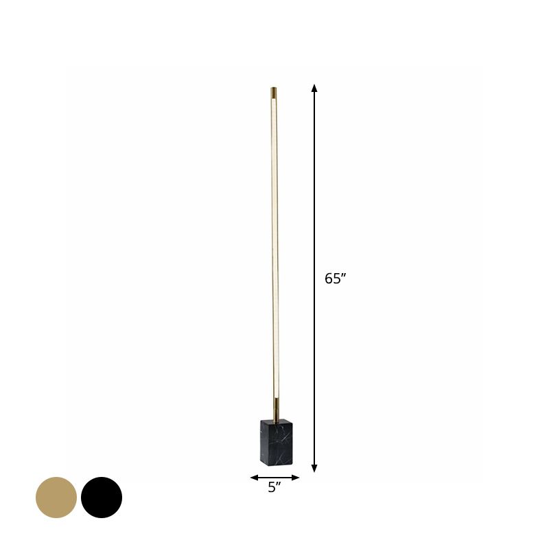 Sollena | Minimalistisk Gulvlampe | Moderne Design | Slanke Linjer | Stabilt og Dekorativt | Høj Kvalitet | Effektiv Belysning | Passer til Stue, Soveværelse, Kontor | Tidløs og Stilfuld | Nem Installation