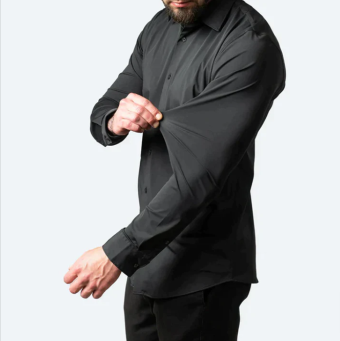 Hugo komfortabel skjorte til mænd | Fleksibel pasform | Super stretch teknologi | Klassisk design | Fås i flere størrelser | Ideel til både hverdag og fest