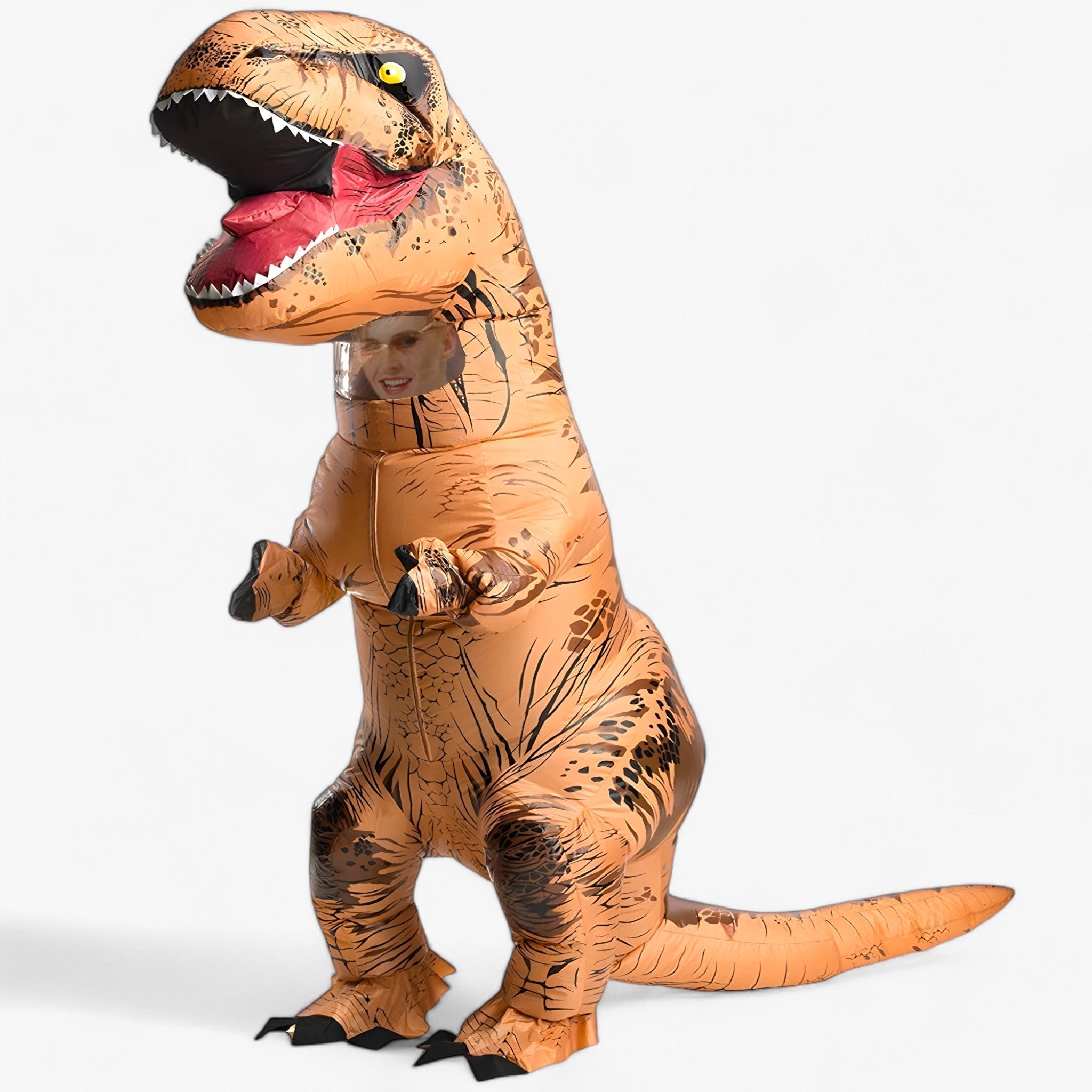 Rex | Oppusteligt T-Rex Kostume - Sjovt for børn og voksne