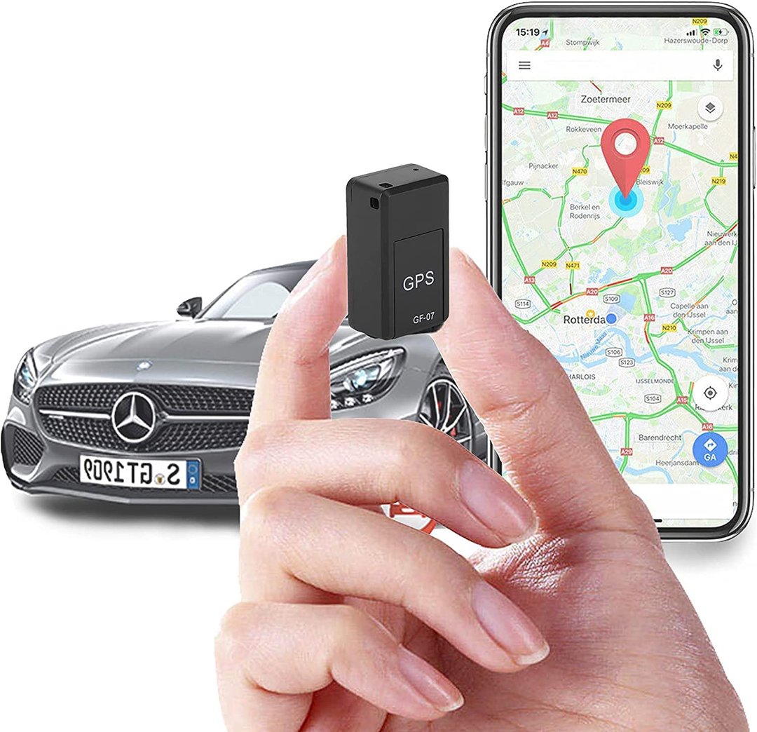 Magnetisk Mini GPS-Tracker | Real­tidspositionering & Global Dækning | Lang Batteritid | Sort | ABS-plast | Vattentålig & Nem Installation | Kompatibel med Android & iOS | Inkluderer SOS- og Bevægelsesalarm