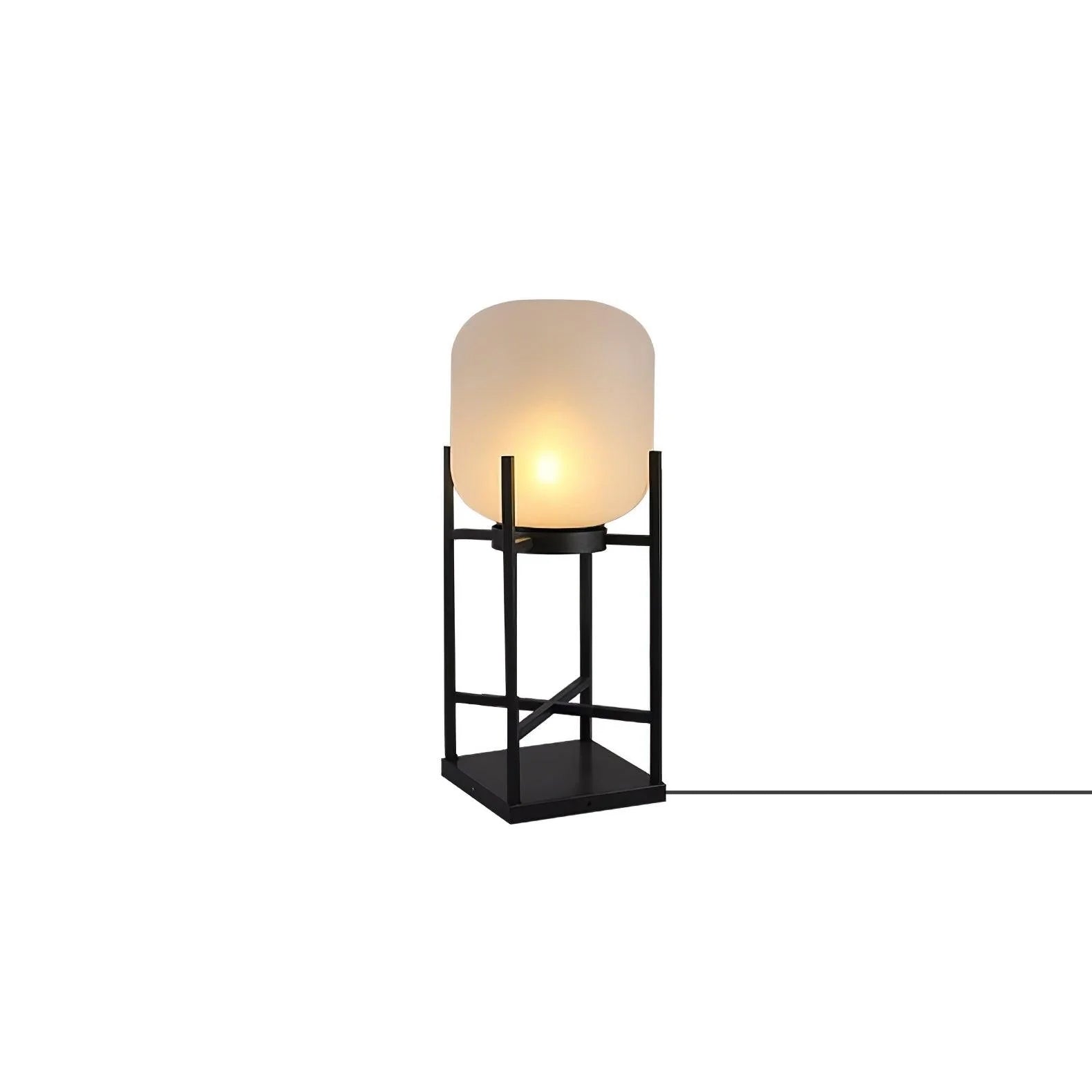 Udendørs solcelledreven standerlampe | Rustfrit stål og glas | IP65 vandtæt | Indbygget LED | Automatisk opladning og tænd/sluk | Perfekt til have, terrasse og stier | Elegant belysning til natten
