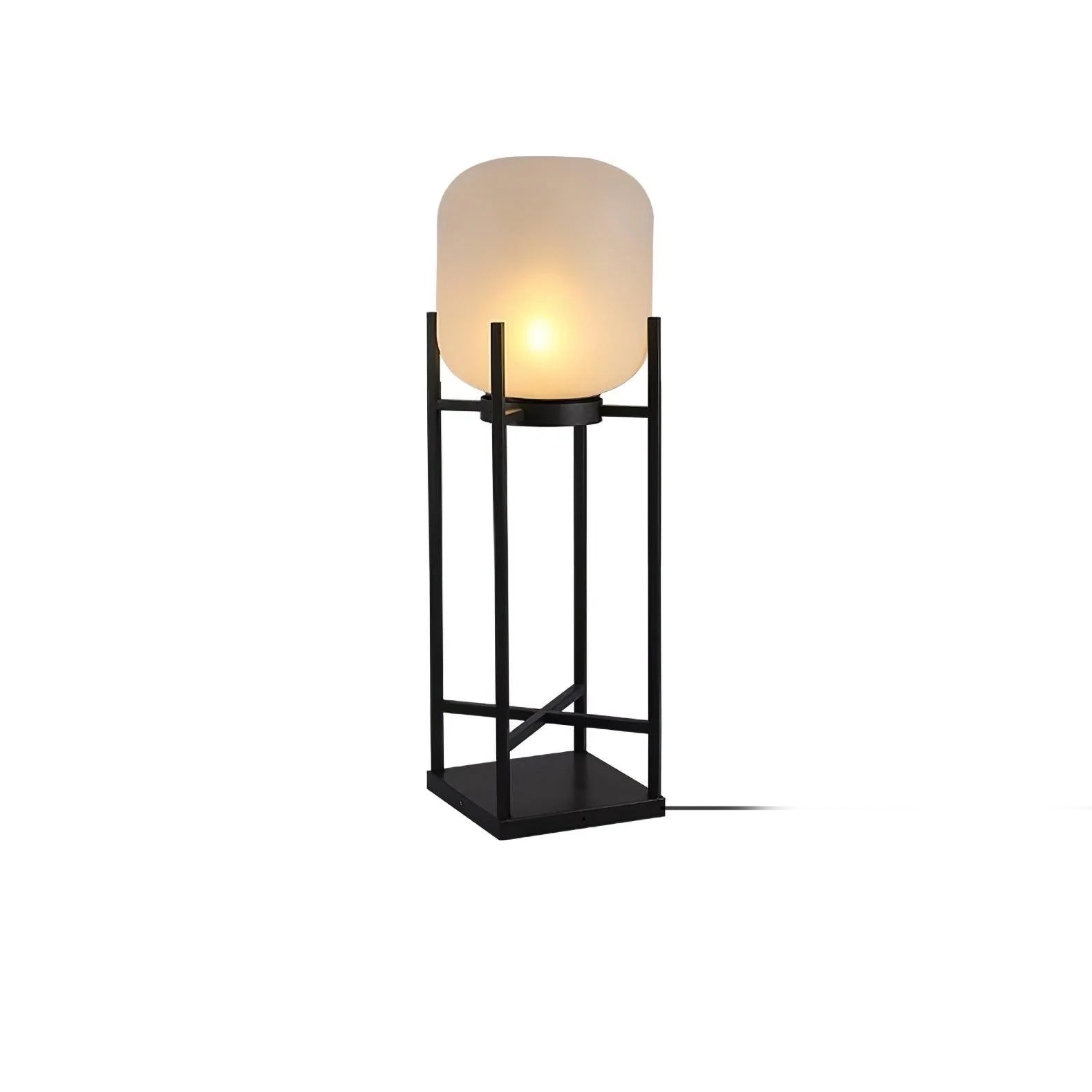 Udendørs solcelledreven standerlampe | Rustfrit stål og glas | IP65 vandtæt | Indbygget LED | Automatisk opladning og tænd/sluk | Perfekt til have, terrasse og stier | Elegant belysning til natten