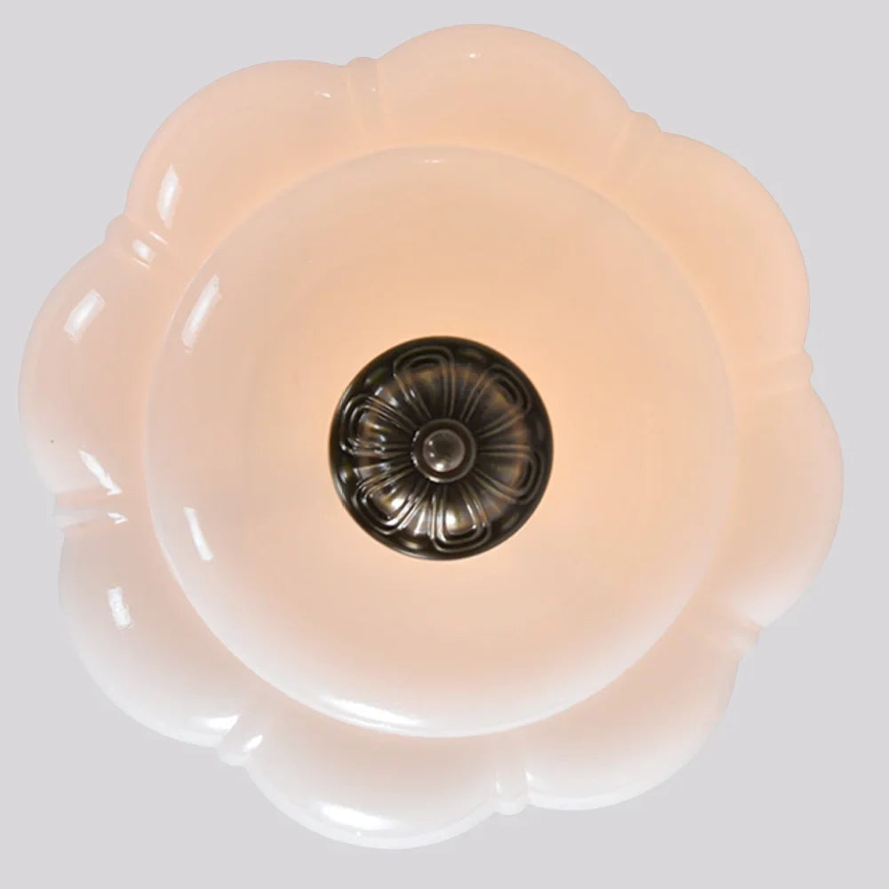 Liora Vintage | Eloise Pendel Lampe | Mælkeglas | Loftslys Design | Hjem & Indretning | Retro Stil
