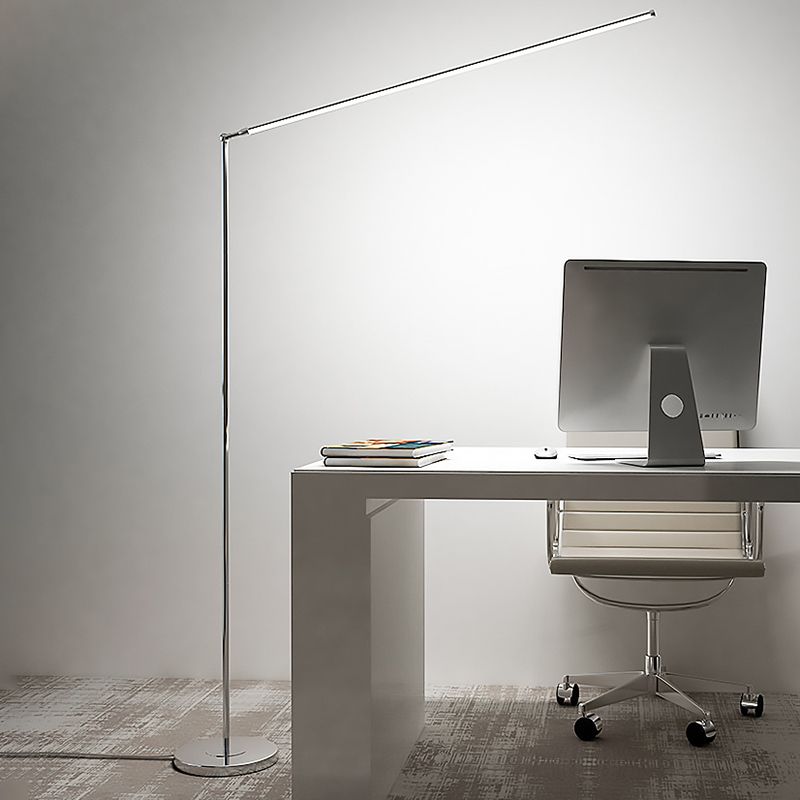 Zantille | Moderne Skandinavisk Design | Belysning til Stue eller Kontor | Slank og Elegant Gulvlampe | Høj Kvalitet | Stabil Base | Atmosfærisk Belysning | Funktionel Indretning