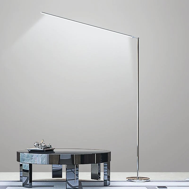 Zantille | Moderne Skandinavisk Design | Belysning til Stue eller Kontor | Slank og Elegant Gulvlampe | Høj Kvalitet | Stabil Base | Atmosfærisk Belysning | Funktionel Indretning