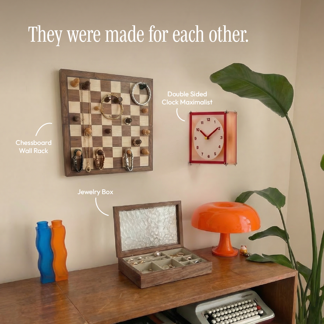 Chessboard Wall Rack
