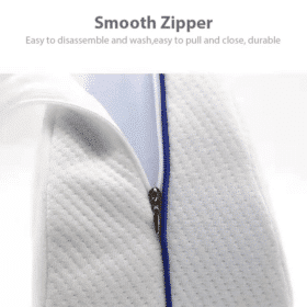 Poduszka pod kolana odciążająca kolana, plecy i biodra - pianka memory 25x21x13 cm. ze zdejmowanym pokrowcem (w kształcie