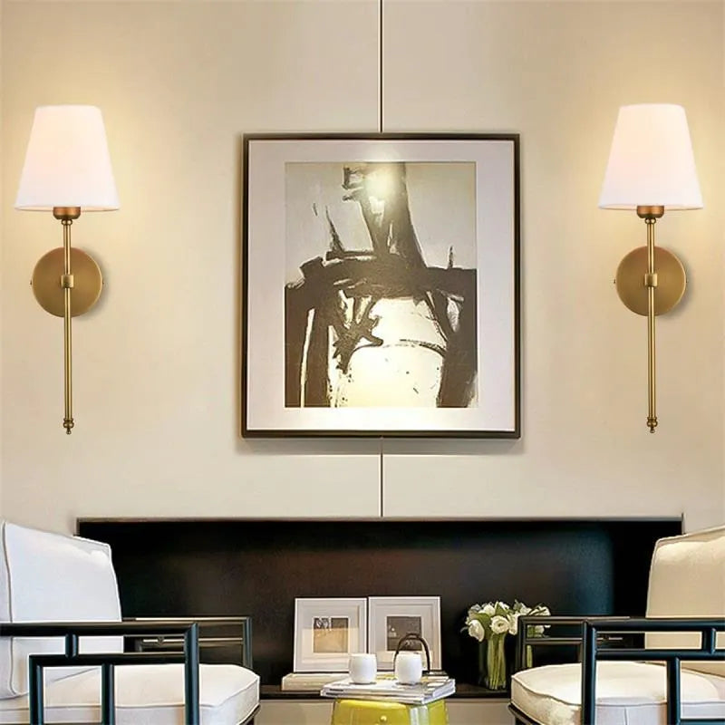 UrbanLuxe væglampe | LED | Metal | Amerikaner stil | 10W | 220V | 3000K varm hvid | 50.000 timer | Moderne design | 30x20x10 cm | Luminoir | Indendørs | Elegant belysning
