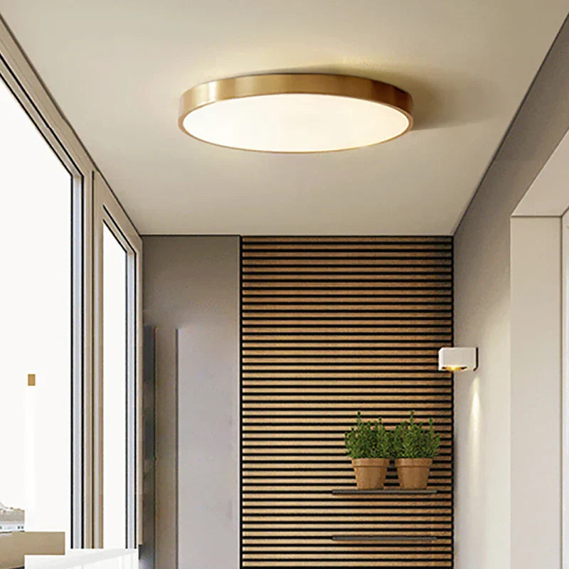 LumiFlex | Moderne LED-Lampe | Energieffektiv | Minimalistisk Design | Til Stue, Soveværelse, Køkken, Kontor | Fås i Flere Størrelser | ⌀20-60cm | Jern og Akryl | 18-44W | 110-220V | Luminoir