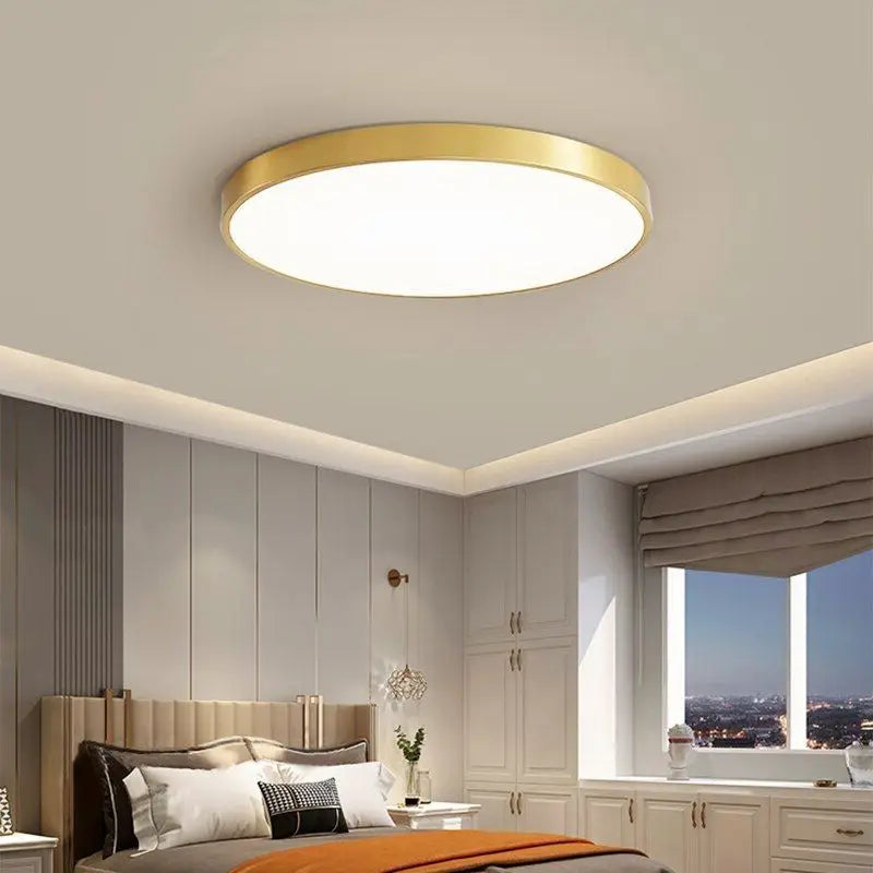 LumiFlex | Moderne LED-Lampe | Energieffektiv | Minimalistisk Design | Til Stue, Soveværelse, Køkken, Kontor | Fås i Flere Størrelser | ⌀20-60cm | Jern og Akryl | 18-44W | 110-220V | Luminoir