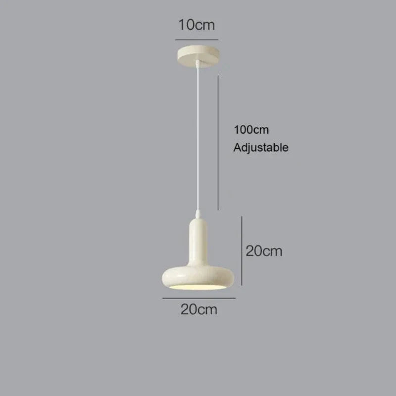 WaveGlow | Justerbar LED Pendel | Moderne Køkkenbelysning | Aluminium & Plastik | Energibesparende Design | 100 cm Lang