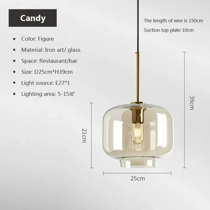 Nordic Glass - Modern skandinavisk hänglampa