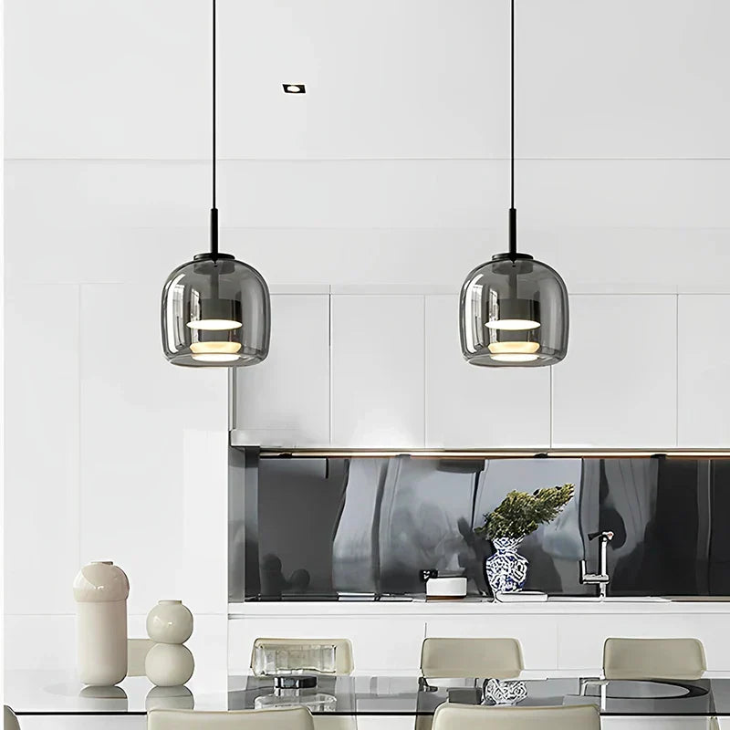 Luminoir | Elegant Glaspendel | Moderne Design | Indbydende Varme | Holdbar Kvalitet | Perfekt til Stue eller Spisestue | Fås i Forskellige Størrelser