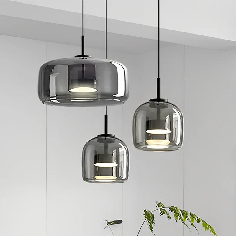 Luminoir | Elegant Glaspendel | Moderne Design | Indbydende Varme | Holdbar Kvalitet | Perfekt til Stue eller Spisestue | Fås i Forskellige Størrelser