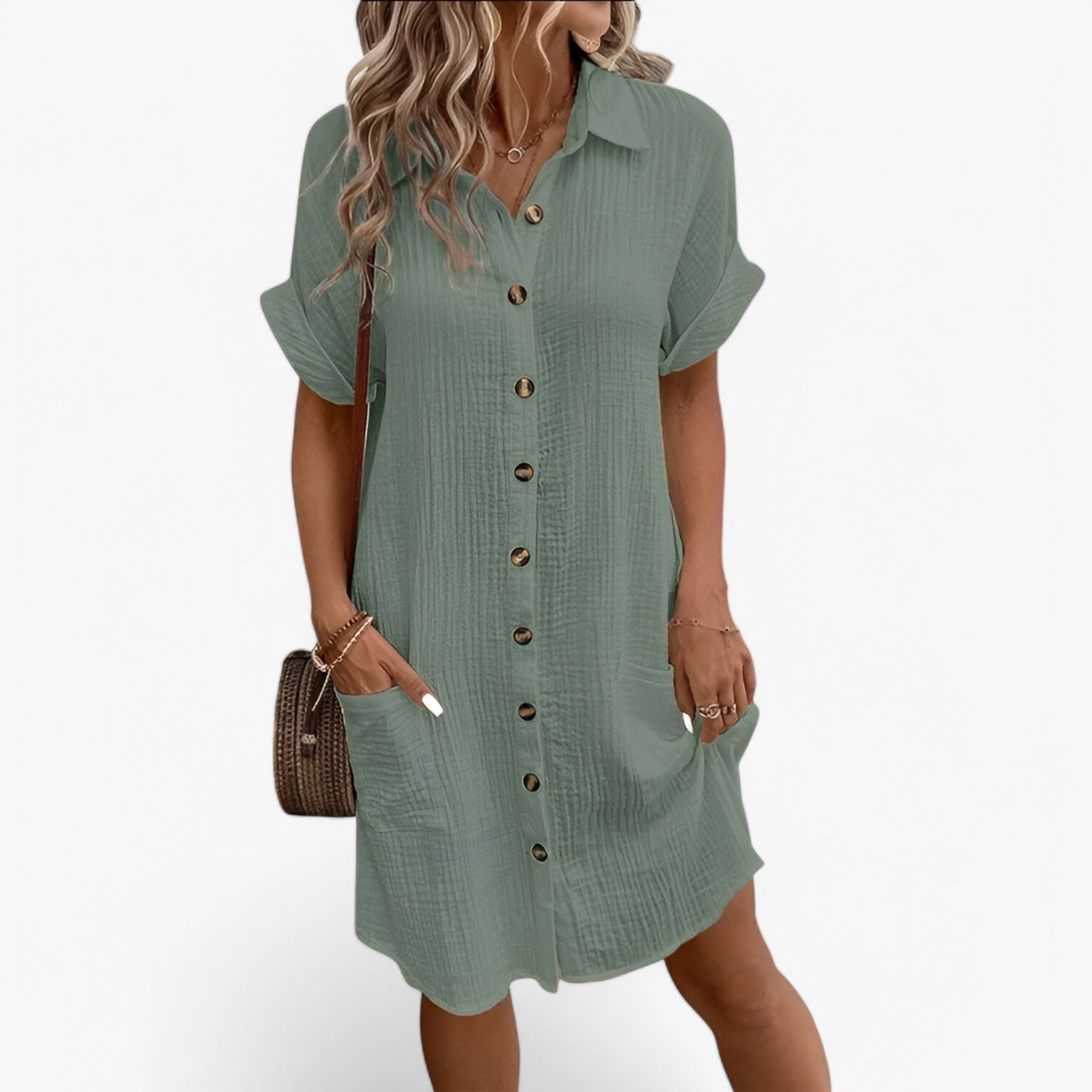 Olivia | Sommerkjole i bomuld - Let og elegant