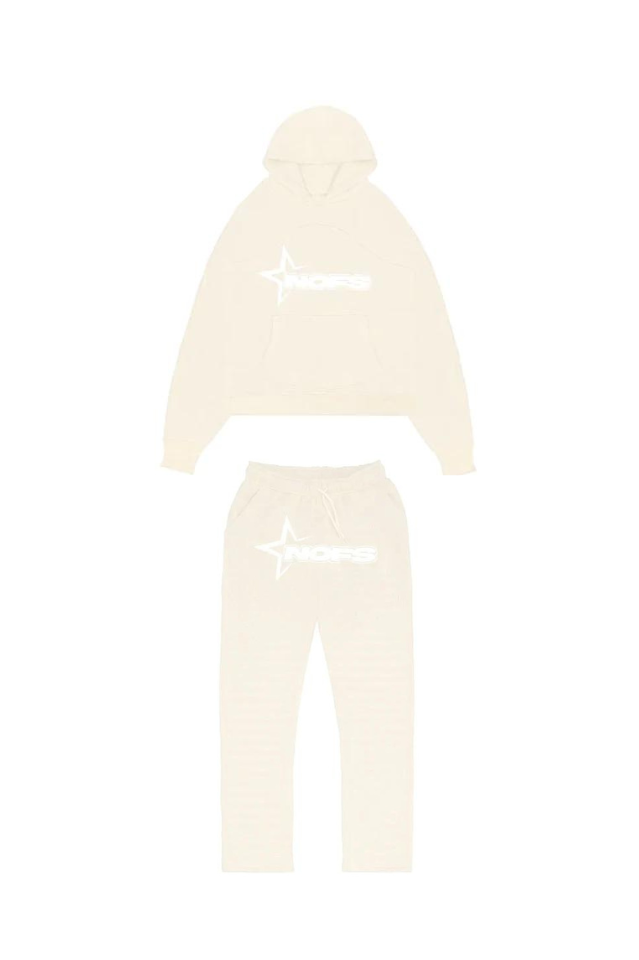 NOFS Unisex Hættetrøje Sæt | Blød Bomuldsblanding | Moderne Almindelig Pasform | Vælg mellem S til XXL | Åndbart og Komfortabelt Design