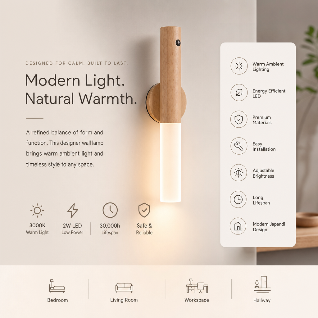 set of 2 Smart Motion Sensor Nachtlampje LED Oplaadbare Magnetische Wandlamp Draagbaar voor Hal Slaapkamer Trap Badkamer Kasten Decor
